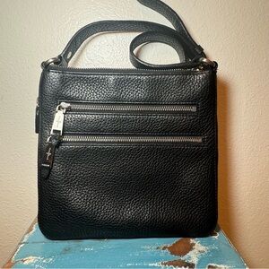 Cole Haan Sheila Black Leather Crossbody Bag